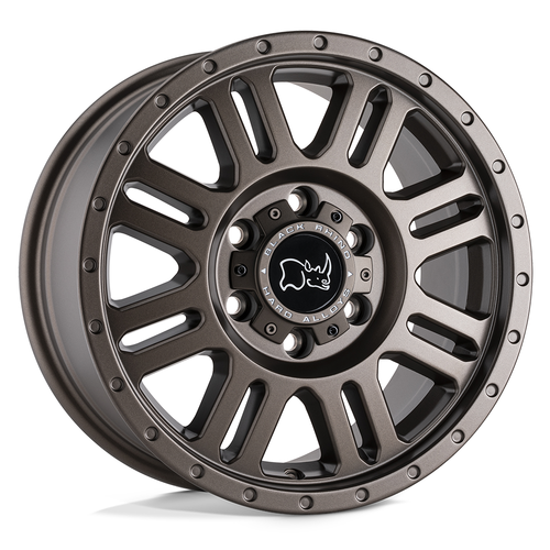 18" Black Rhino Yellowstone 18x8 5x160 48mm Wheel Matte Bronze Rim