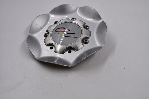 CEC Wheels Silver w/ Black, Yellow, Red Logo Wheel Center Cap Hub Cap CEC TYPE 169 6.125"
