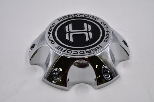 Hardcore Off Road Chrome w/ Black Emblem Wheel Center Cap Hub Cap HC10-5H139/61 5" 6 Lug