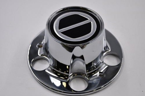 Ford Chrome w/ Black & Chrome Insert Wheel Center Cap Hub Cap F27A-1A096-HA(CHR) 5.875" 5 Lug