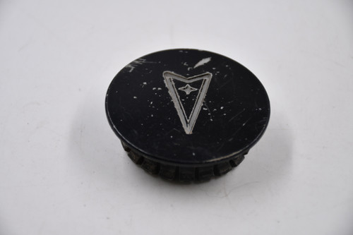 Pontiac Black w/ Gray Logo Wheel Center Cap Hub Cap 10074335(BLK) 2.3125" Snap In