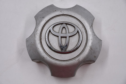 Toyota Silver w/ Chrome Logo Wheel Center Cap Hub Cap TOYOTA-4 4" 5 Lug