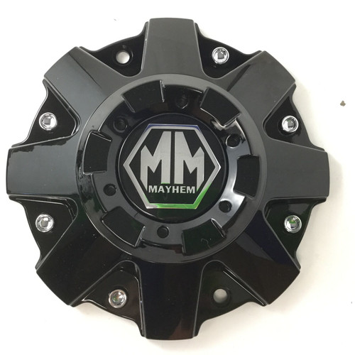 Mayhem Gloss Black Wheel Rim Center Cap C108040B01 C806801-1CAP Warrior Tank