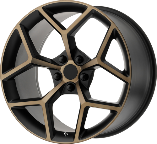 Set 4 Performance Replicas PR126 20x10 5x120 Black Bronze Wheels 20" 23mm Rims