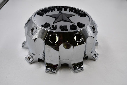 Amercian Force Wheels Chrome Center Cap AFX321 10 Lug Dually Rear Wheel w Screws