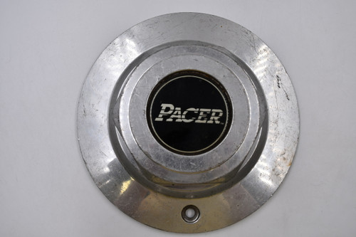 Pacer Brushed Metal w/ Gold & Black Wheel Center Cap Hub Cap PACER/8.125 8.125"