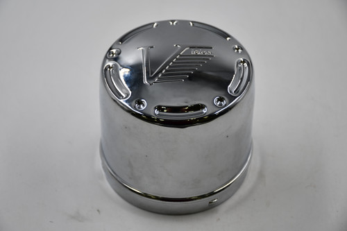 Vision Wheels Chrome Wheel Center Cap Hub Cap V180D("V") 3.0625" Push Thru. Old Logo