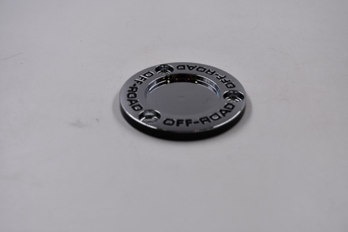 C352MB-65MB(NL) 2.9375" Vision Wheels Chrome w/ Black Lettering Wheel Center Cap Hub Cap Off-Road