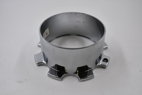 MB Wheels Chrome Wheel Center Cap Hub Cap 665C 6.375" 8 Lug Open End