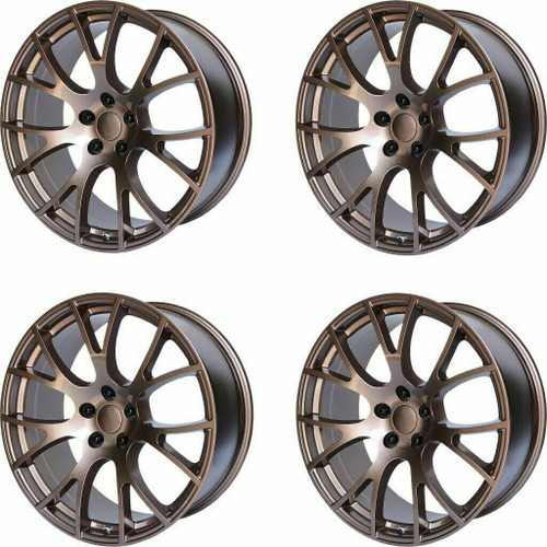 Set 4 Performance Replicas PR161 22x9.5 5x5 Copper Paint Wheels 22" 35mm Rims