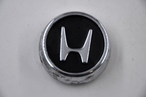 Honda Metal Chrome w/ Black Background Wheel Center Cap Hub Cap HONDA2.3125 2.3125"