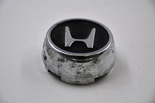 Honda Metal Chrome w/ Black Background Wheel Center Cap Hub Cap HONDA2.3125 2.3125"
