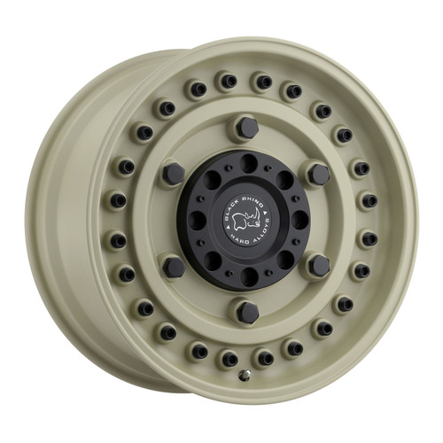 Set 4 Black Rhino Armory 17x9.5 8x170 Desert Sand Wheels 17" 6mm For Ford Rims