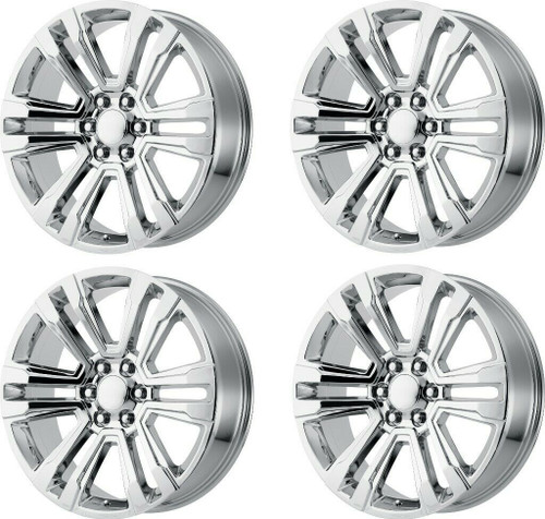 Set 4 Performance Replicas PR182 20x9 6x5.5 Chrome Wheels 20" 24mm Rims