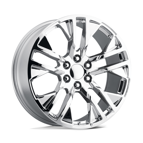 Set 4 Performance Replicas PR187 22x9 6x5.5 Chrome Wheels 22" 24mm Rims