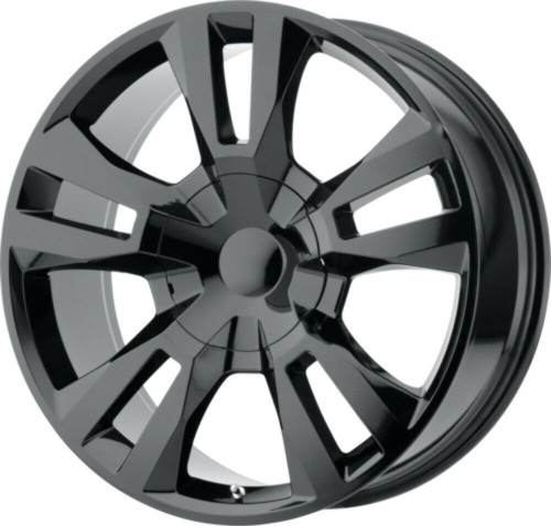 Set 4 Performance Replicas PR188 22x9 6x5.5 Gloss Black Wheels 22" 24mm Rims