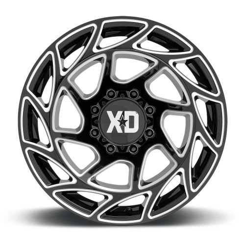 Set 4 XD XD860 Onslaught 20x10 6x135 Gloss Black Milled Wheels 20" -18mm Rims Set 4 XD XD860 Onslaught 20x10 6x135 Gloss Black Milled Wheels 20" -18mm Rims