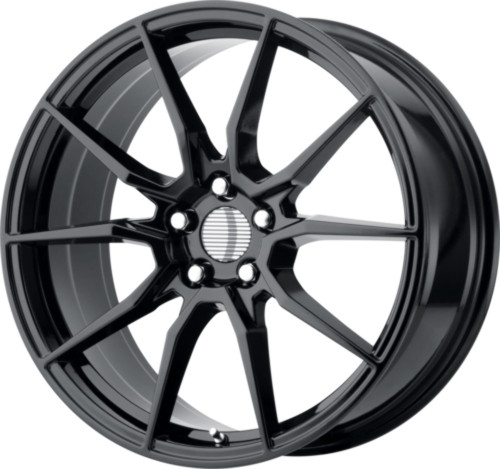 Set 4 Performance Replicas PR193 20x10 5x4.5 Gloss Black Wheels 20" 40mm Rims