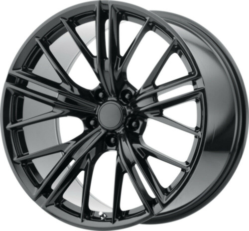 Set 4 Performance Replicas PR194 20x10 5x120 Gloss Black Wheels 20" 23mm Rims