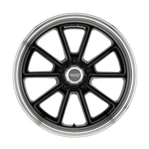 Set 4 20" American Racing Vintage VN510 Draft 20x8.5 5x4.75 6mm Black Diamond