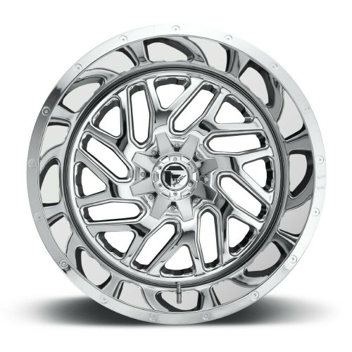 Fuel 1PC D609 Triton 20x12 6x135 6x5.5 Chrome Plated Wheel 20" -44mm Rim