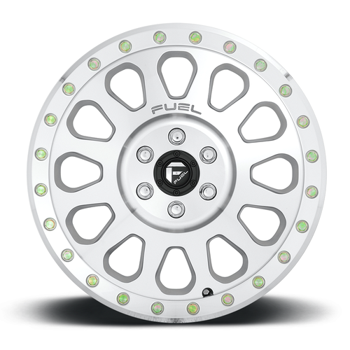 17" Fuel D647 Vector 17x9 5x5 Diamond Cut Machined Clear Coat Wheel -12mm Rim