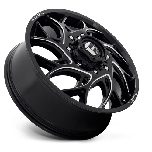 Fuel 1PC D741 Runner 20x8.25 8x210 Gloss Black Milled Front Wheel 20" 105mm Rim