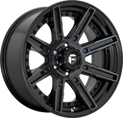 Fuel  D708 Rogue 20x10 8x6.5 Gloss Machined Double Dark Tint Wheel 20" -18mm