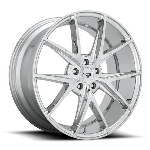 Niche 1PC M248 Misano 20x9 5x115 Chrome Wheel 20" 18mm Rim