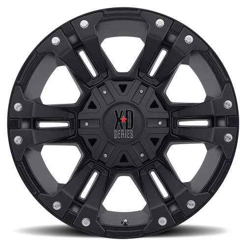 XD XD822 Monster II 20x10 5x5 5x5.5 Matte Black Wheel 20" -24mm Rim