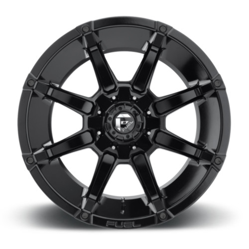18" Fuel D575 Coupler 18x9 6x135 6x5.5 -12mm Gloss Black Offroad Truck Wheel SUV  Lifted