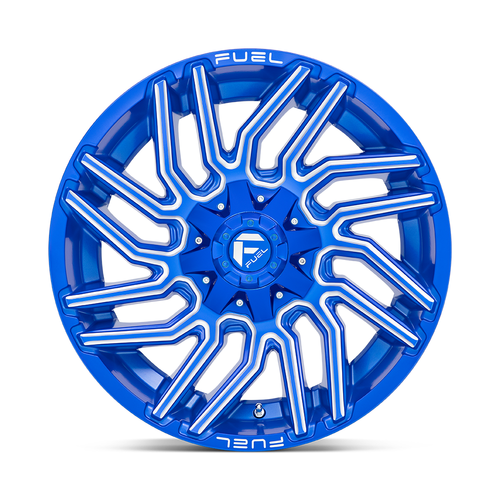 Fuel 1PC D774 Typhoon 20x10 8x6.5 Anodized Blue Milled Wheel 20" -18mm Rim