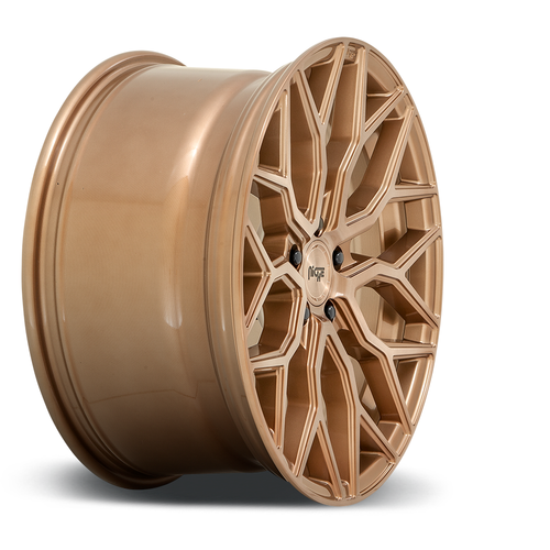 Niche 1PC M263 Mazzanti 20x9 5x4.5 Bronze Brushed Wheel 20" 35mm Rim