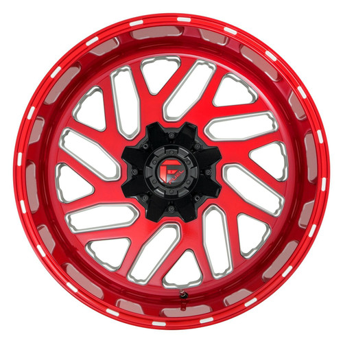 Fuel 1PC D691 Triton 20x10 8x6.5 Candy Red Milled Wheel 20" -18mm Rim