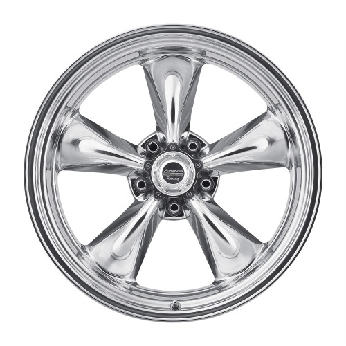 American Racing Vintage VN515 Torq Thrust II 20x10 5x4.5 Polished Wheel 20" 6mm
