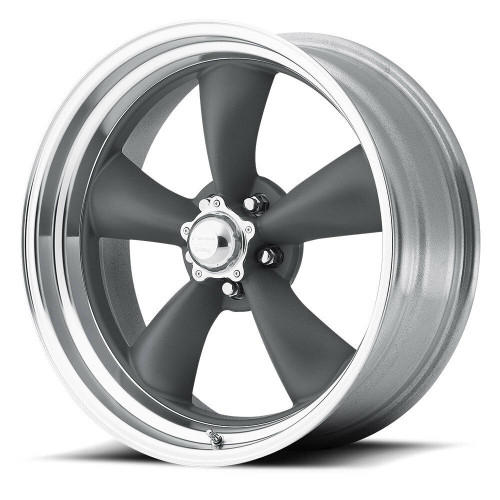 American Racing Vintage VN215 Classic Torq Thrust II 14x6 5x4.75 Gray Wheel -2mm