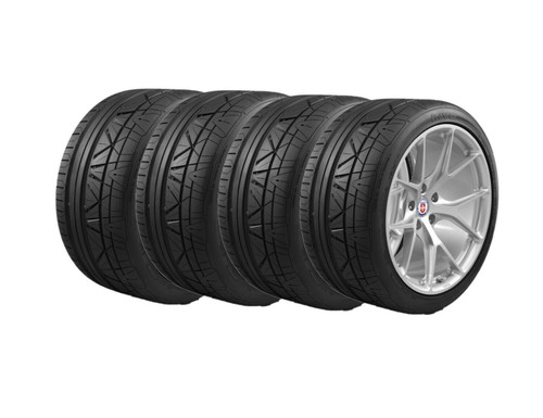 Nitto Invo ultra-high-performance tire featuring a directional tread design for sports cars, muscle cars, luxury vehicles and performance street driving