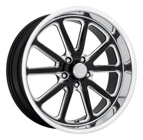Set 4 US Mag U117 Rambler 20x8 5x5 Gloss Black Milled Wheels 20" 1mm Rims Set 4 US Mag U117 Rambler 20x8 5x5 Gloss Black Milled Wheels 20" 1mm Rims