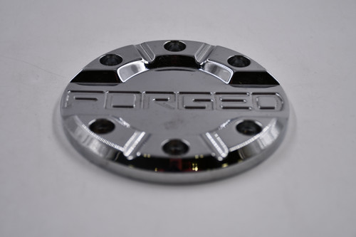 Forged Chrome Wheel Center Cap Hub Cap FORGED/3.875 3.875" Face Plate/Ornament