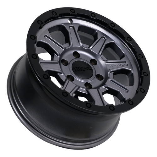 20" Tremor 103 Impact Graphite Grey Black Lip Wheel 20x9 8x180 0mm For Chevy GMC