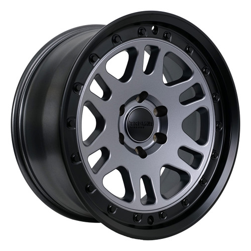 Tremor 105 Shaker 17x8.5 6x5.5 0mm Graphite Grey Black Lip Wheel 105-785830GG
