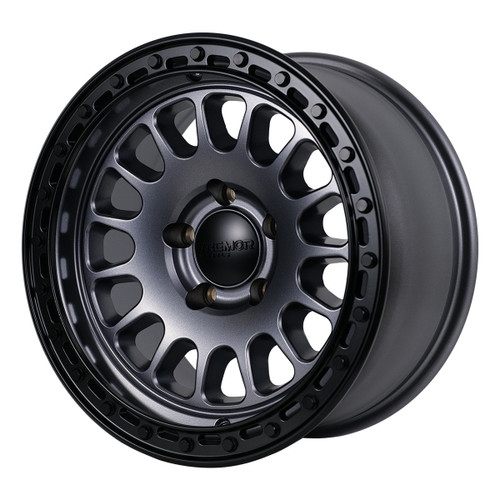 17" Tremor 104 Aftershock Graphite Grey Black Lip Wheel 17x8.5 8x170 0mm Rim