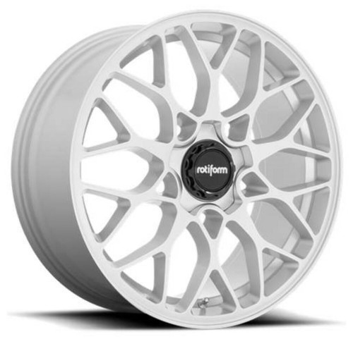 Set 4 19" Rotiform R189 19x8.5 5x4.25 Gloss Silver Wheels 45mm Rims