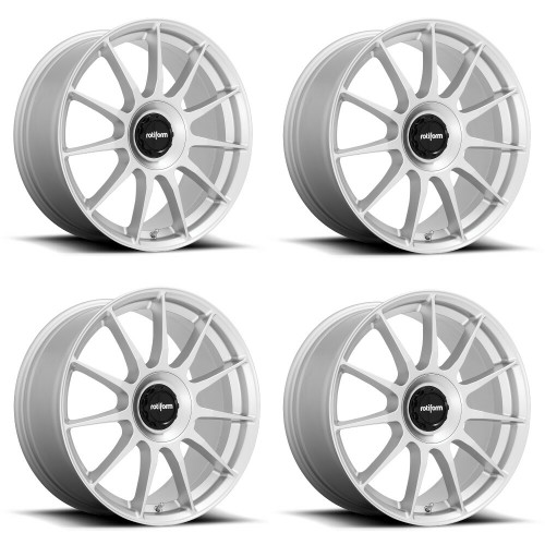 Set 4 Rotiform R170 DTM 19x8.5 5x112 5x120 Silver Wheels 19" 35mm Rims