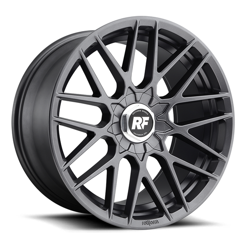 Set 4 Rotiform R141 RSE 18x8.5 5x112 5x120 Matte Anthracite Wheels 18" 35mm