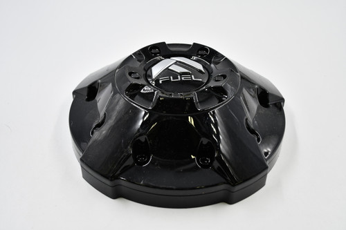 Fuel Wheels Gloss Black w/ Chrome Logo Wheel Center Cap Hub Cap 1005-88GBR 8.75" Fuel Off Road