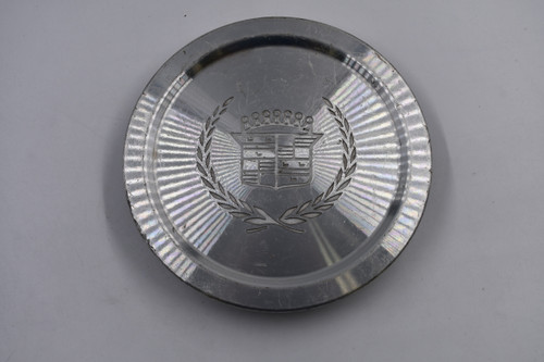 Cadillac Machined Metal w/ Engraved Logo Wheel Center Cap Hub Cap 3522765 7" 6 Clip