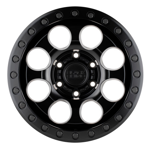 Black Rhino Riot 17x8.5 5x4.5 Matte Black Wheel 17" -38mm Rim