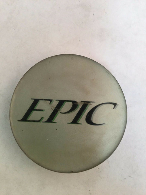 Epic Palm Beach Wheels Silver Black Center Hub Cap Custom 991-0260 2.5" EP7