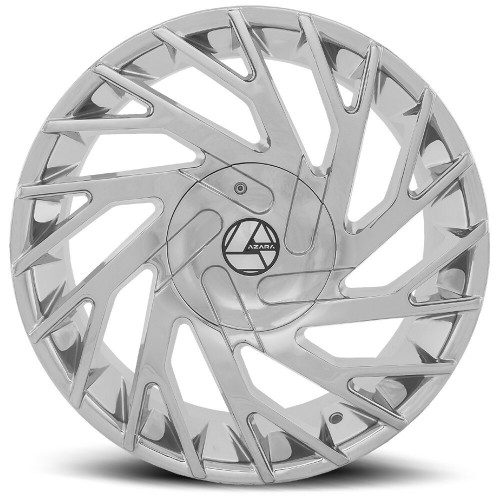 26" Azara AZA-505 Chrome Wheel 26x9.5 5x115 5x120 15mm Rim